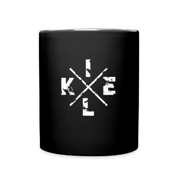 Kiel - Tasse einfarbig - Schwarz - Vorne