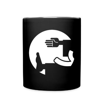 Taekwondo Tae-Kwon-Do Taekwon-Do - Tasse einfarbig - Schwarz - Vorne