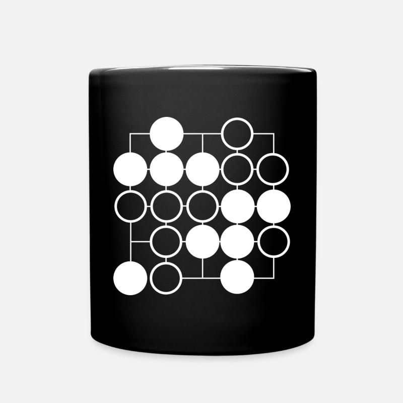 Go Brettspiel - Tasse einfarbig - Schwarz