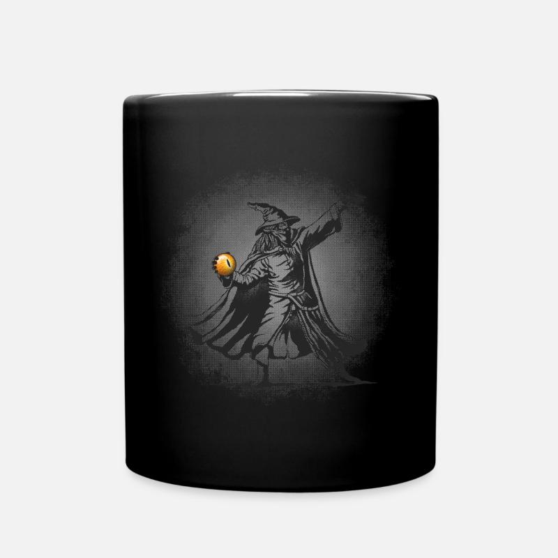 Der Kugelwerfer - Tasse einfarbig - Schwarz