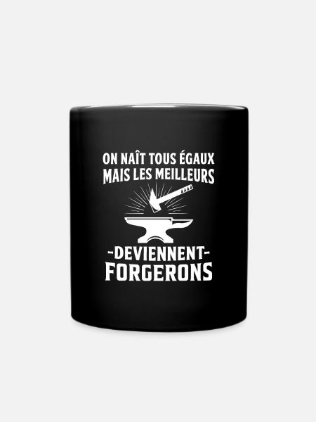 les meilleurs deviennent forgerons cadeau forgeron - Mug uni - noir