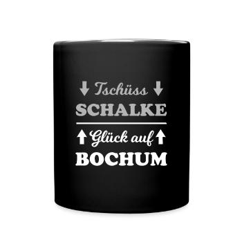 Aufstieg Bochum - Tasse einfarbig - Schwarz - Vorne