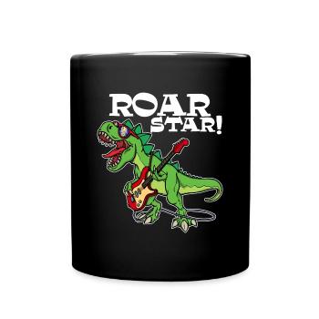 Drôle animal Cool de dinosaures sort - Mug uni - noir - Devant