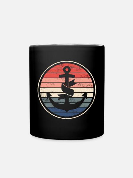 Bateau bateau capitaine - Mug uni - noir