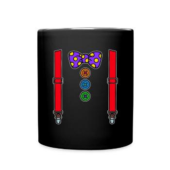 Clown Costume Carnival Carnival - Full Colour Mug - black - Front