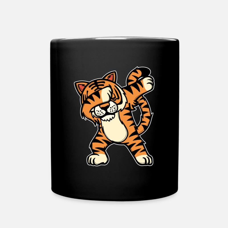 Animal Sauvage Sauvage Cool Tiger - Mug uni - noir