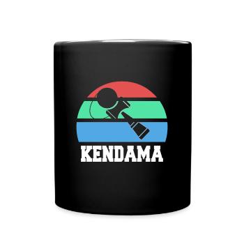 Kendama - Tasse einfarbig - Schwarz - Vorne