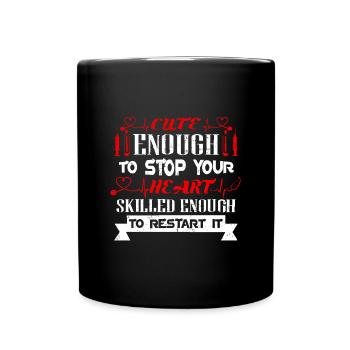 Drôle de cadeau de devis d’ambulancier paramédical pour l’infirmière de l’AIIC de l’EMT - Mug uni - noir - Devant