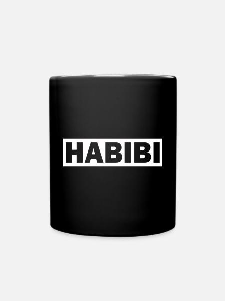 Habibi arabe Amour arabe Musulman Musulman - Mug uni - noir
