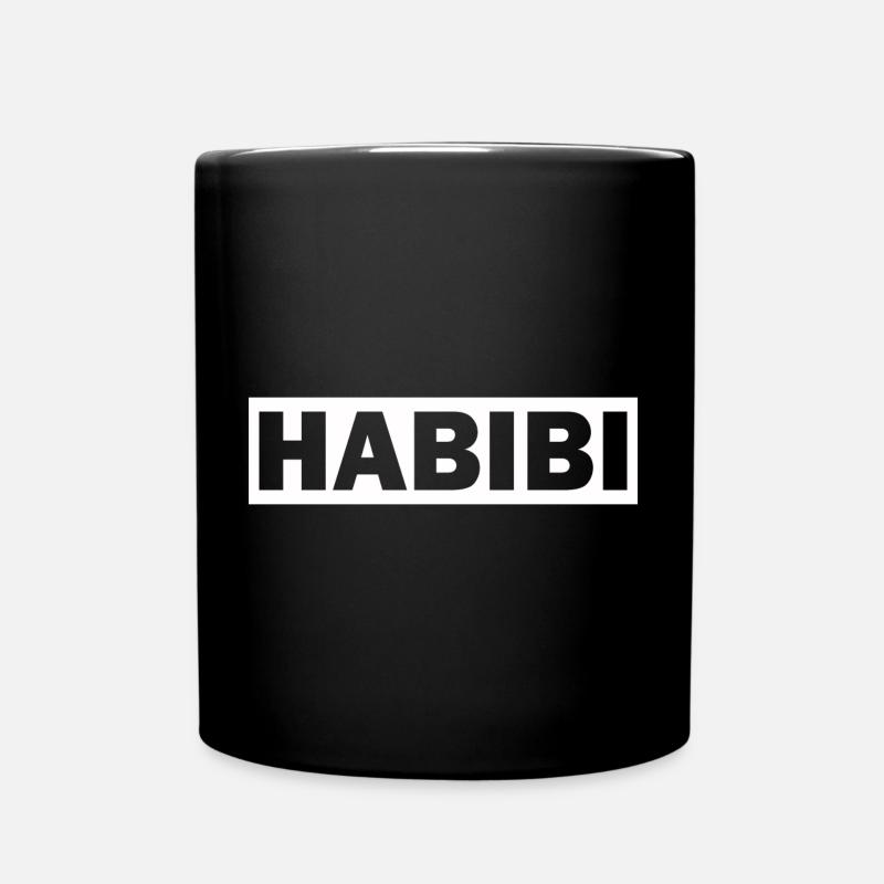 Habibi Arabisch Liebste Arab Islam Muslim Geschenk - Tasse einfarbig - Schwarz