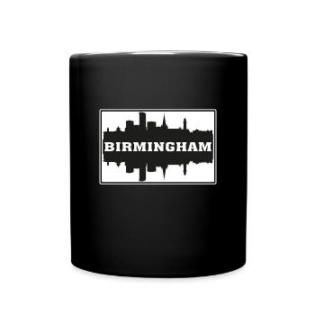 Birmingham Angleterre Voyage Souvenir Skyline Silhoue - Mug uni - noir - Devant