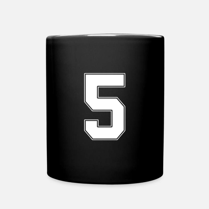 5 Jahre Trikot 5 - Tasse einfarbig - Schwarz