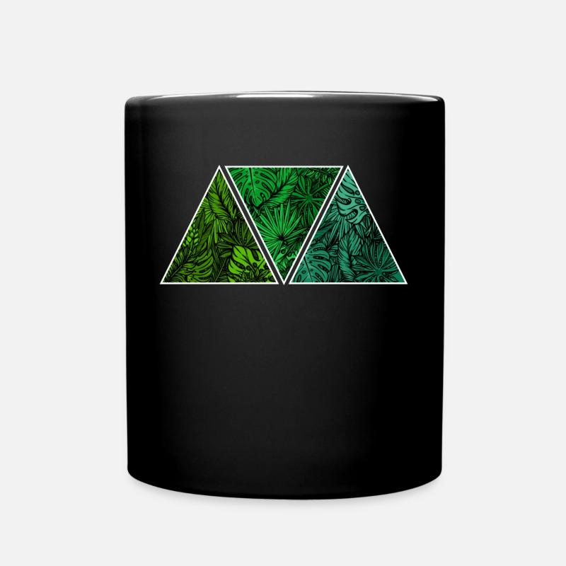 Umwelt Mutter Natur - Tasse einfarbig - Schwarz