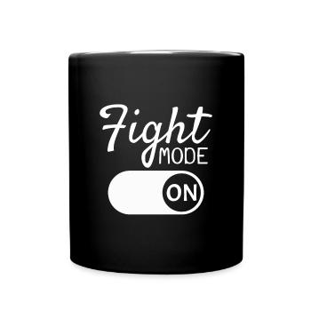 Combattants - Mug uni - noir - Devant