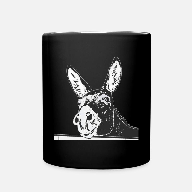 L’âne - Mug uni - noir