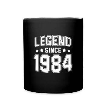 Legend since 1984 - Tasse einfarbig - Schwarz - Vorne