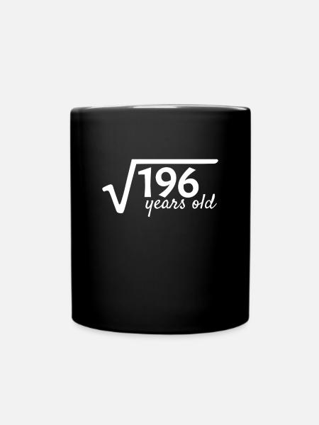 14 Geburtstag - 14 Jahre alt - Tasse einfarbig - Schwarz