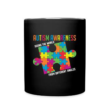 Seeing The World From Different Angles - Full Colour Mug - black - Front