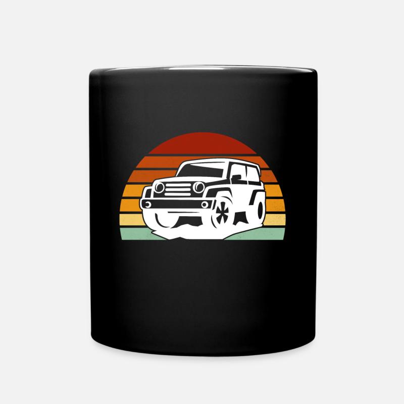 off road 4x4 offroad off-road vehicle - Mug uni - noir