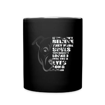 Soul Pitbull Dog Lover - Full Colour Mug - black - Front
