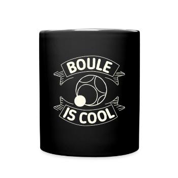 Boule is cool game Petanque Boules Boule ball - Full Colour Mug - black - Front