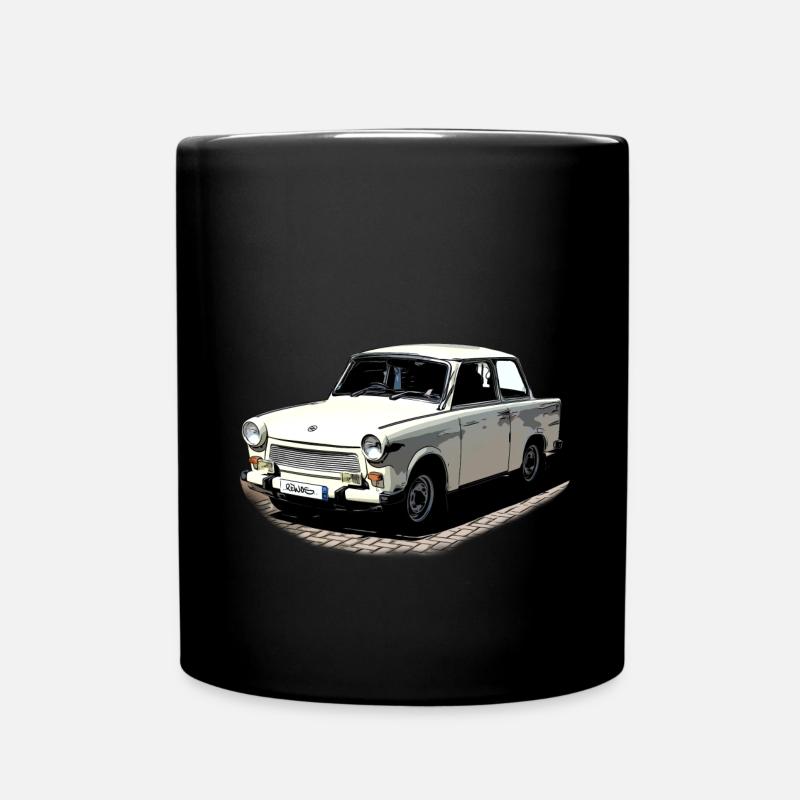 Trabant DDR - Tasse einfarbig - Schwarz