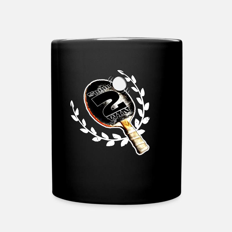 Tischtennis - Tasse einfarbig - Schwarz