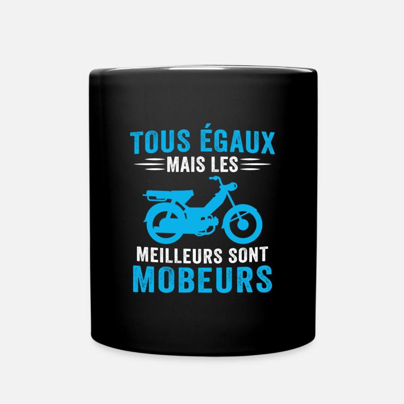 tous égaux mais les les meilleurs sont mobeurs - Mug uni - noir