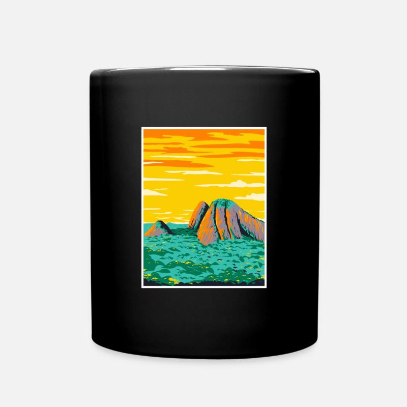 Parc national amazonien de Guyane WPA Affiche Art Déco - Mug uni - noir