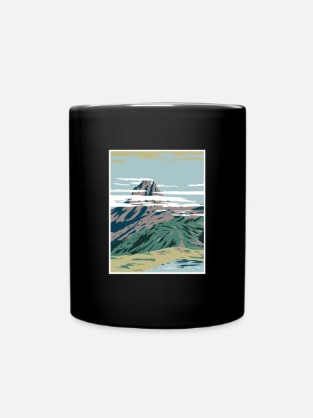 Parc National des Pyrénées WPA Affiche Art Déco - Mug uni - noir