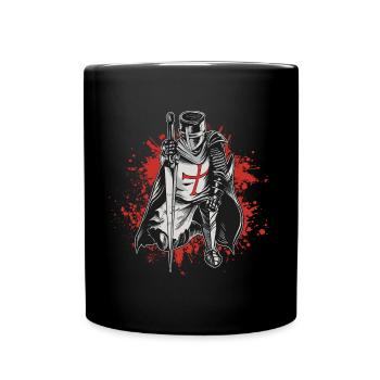 Croisés Templiers Deus Vult Templiers Templiers - Mug uni - noir - Devant