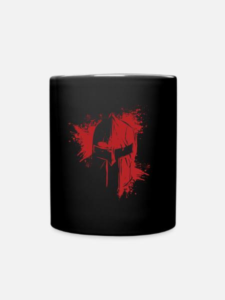 Crusader Knights Templar Deus Vult Knight Templar - Full Colour Mug - black