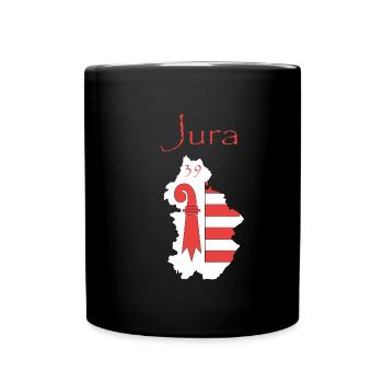 Jura - Mug uni - noir - Devant