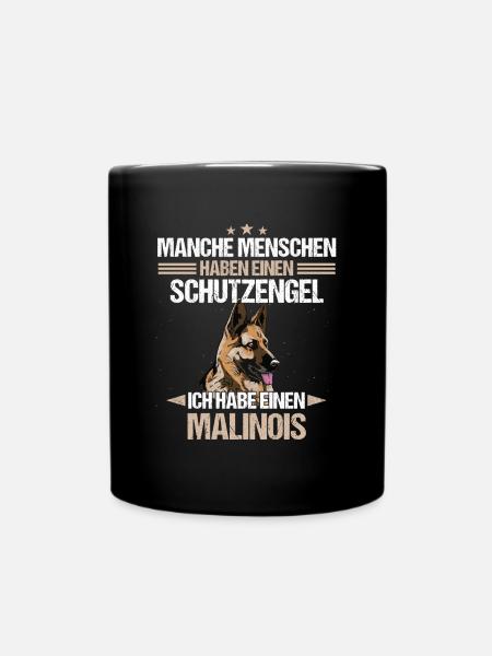Malinois Hund Hundehalter - Tasse einfarbig - Schwarz
