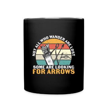 Archery Some Looking For Arrows - Full Colour Mug - black - Front