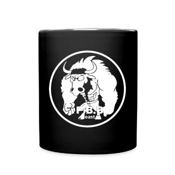 PaintBallBulls B&W - Tasse einfarbig - Schwarz - Vorne