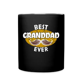 Opa Bester Großpapa Großvater Statement - Tasse einfarbig - Schwarz - Vorne