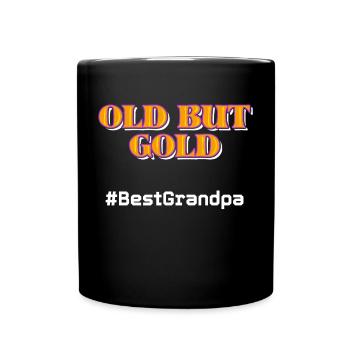 Bester Großpapa Opa Statement Großvater - Tasse einfarbig - Schwarz - Vorne