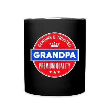 Grandpa Grandpa Statement Grandfather All the best - Full Colour Mug - black - Front
