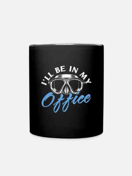Citation de plongée sous-marine Conception de plongée sous-marine dans laquelle je serai - Mug uni - noir