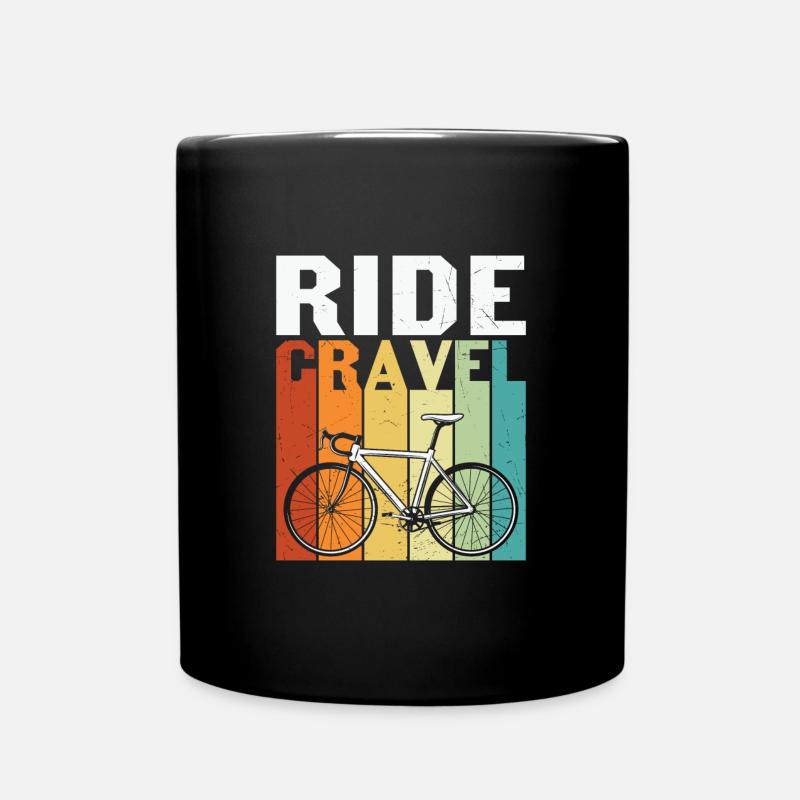 Balade à vélo Gravel - Mug uni - noir