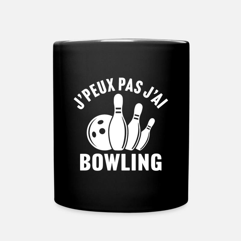 J'peux pas j'ai bowling - Mug uni - noir
