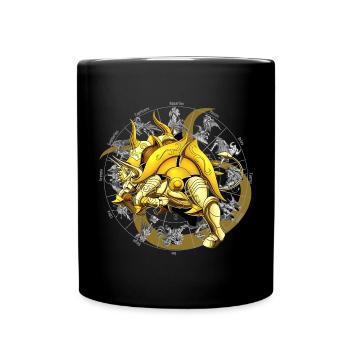 Taurus Zodiac Divine Armor - Full Colour Mug - black - Front