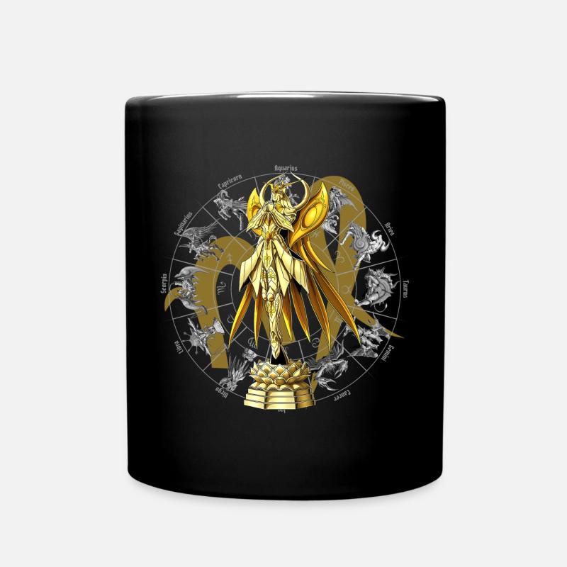 Armure Divine du Zodiaque Vierge - Mug uni - noir