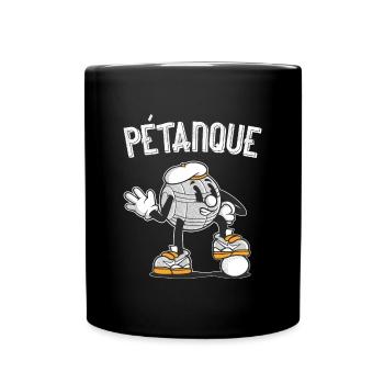 Tenue de pétanque boule pour boule bouler - Mug uni - noir - Devant