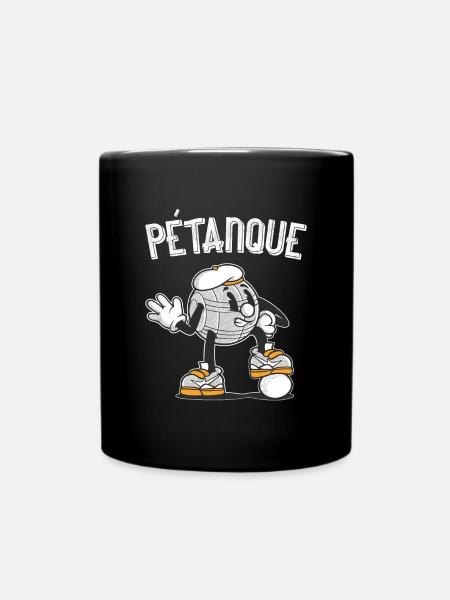 Tenue de pétanque boule pour boule bouler - Mug uni - noir