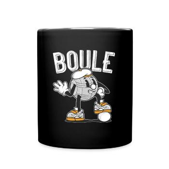 Tenue de pétanque boule pour boule bouler - Mug uni - noir - Devant