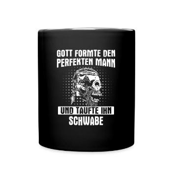 Schwaben Schwabe Schwaben Oberschwaben - Tasse einfarbig - Schwarz - Vorne