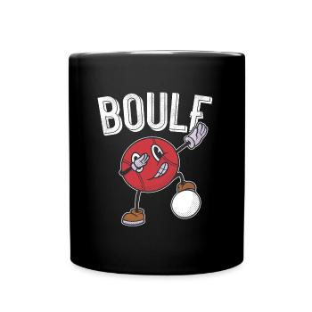 Tenue de pétanque boule pour boule bouler - Mug uni - noir - Devant