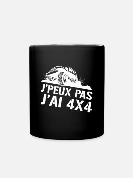 J'peux pas j'ai 4X4 - Mug uni - noir